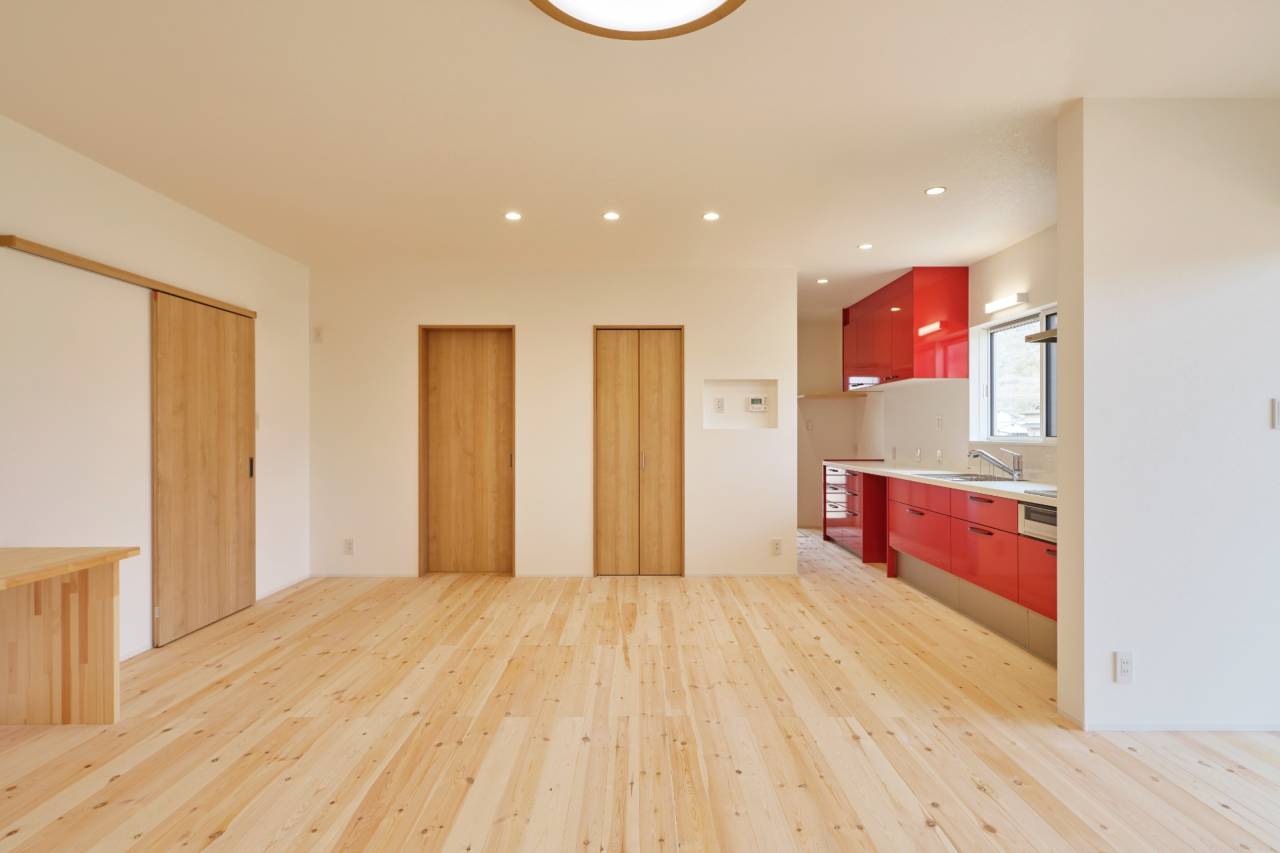 広くオープンなリビング・ダイニングだからこそ使い方の自由度が高く快適に